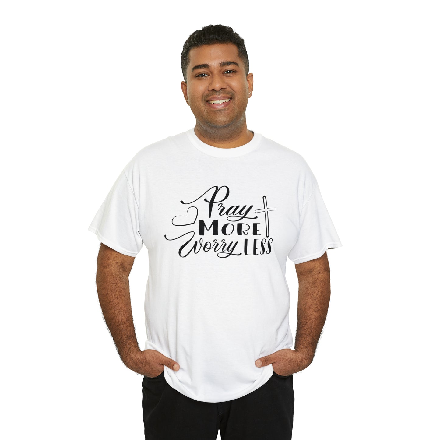 Pray More Worry Less Unisex Tee