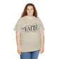 For We Walk By Faith Unisex Tee