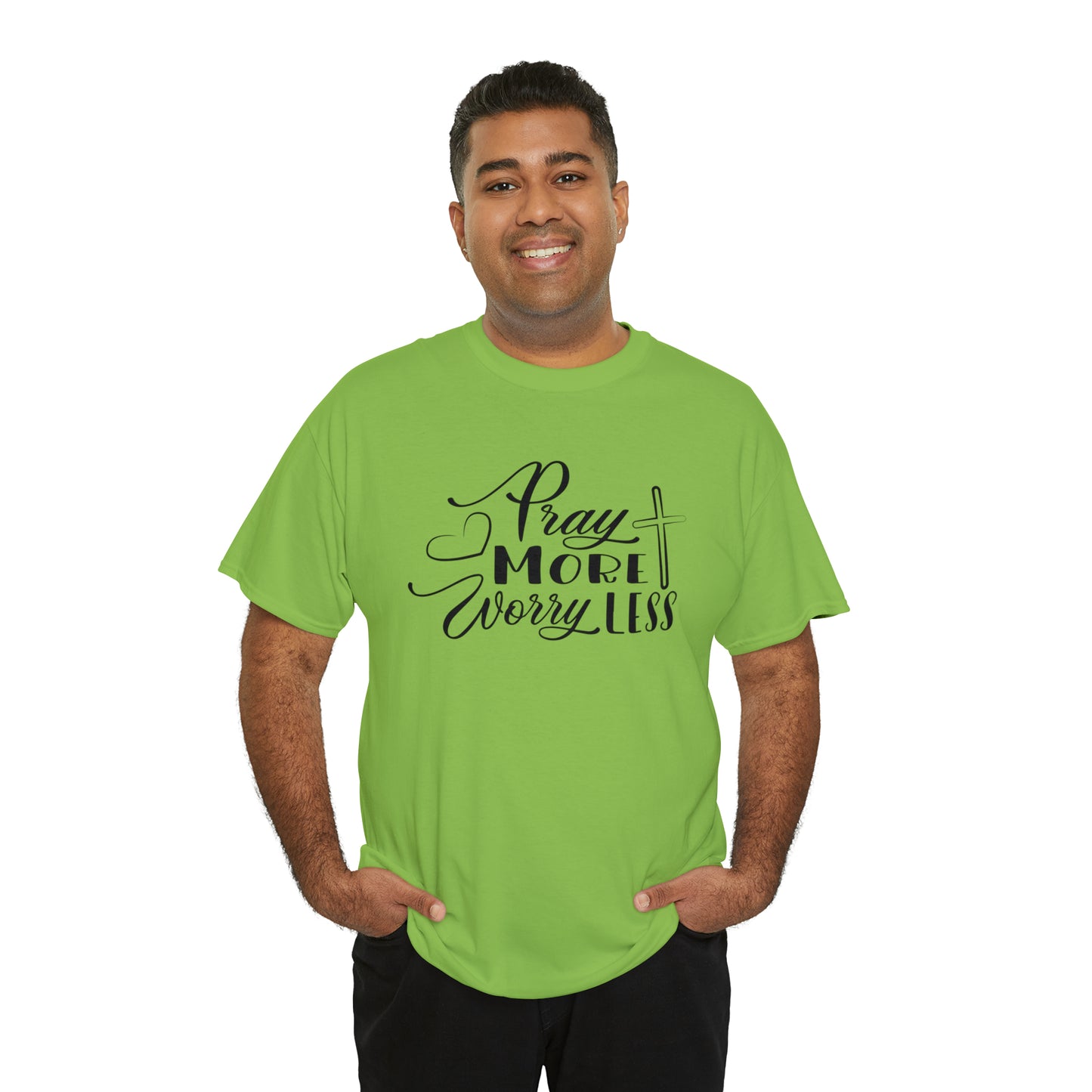 Pray More Worry Less Unisex Tee