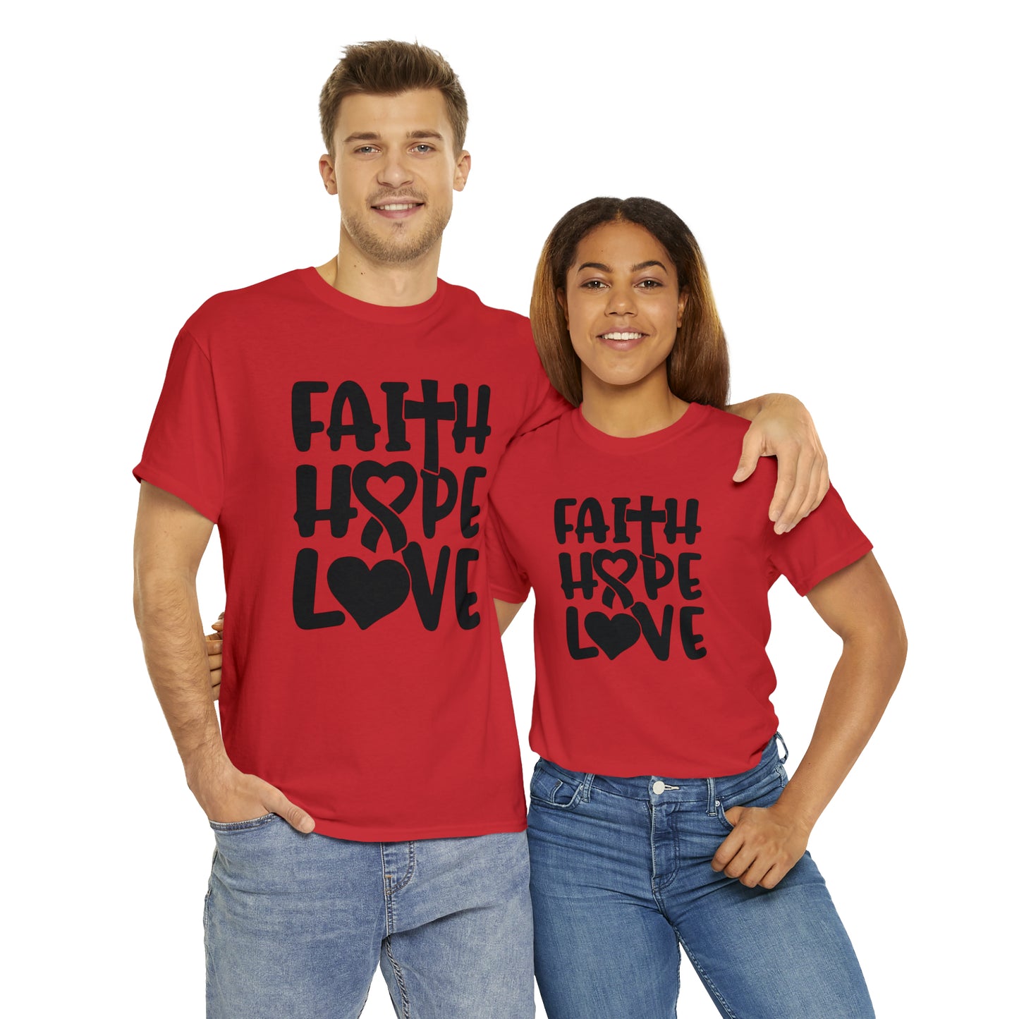 Faith Hope Love Unisex Tee