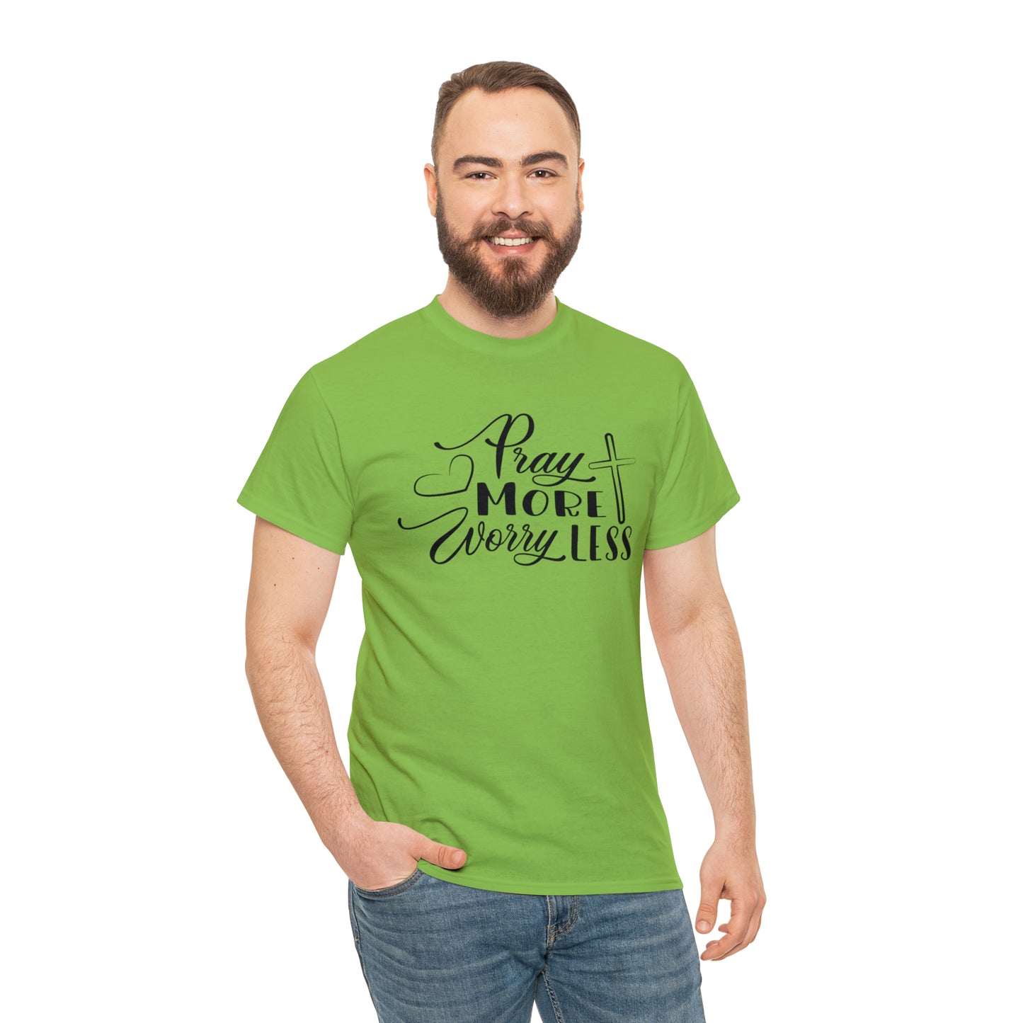 Pray More Worry Less Unisex Tee