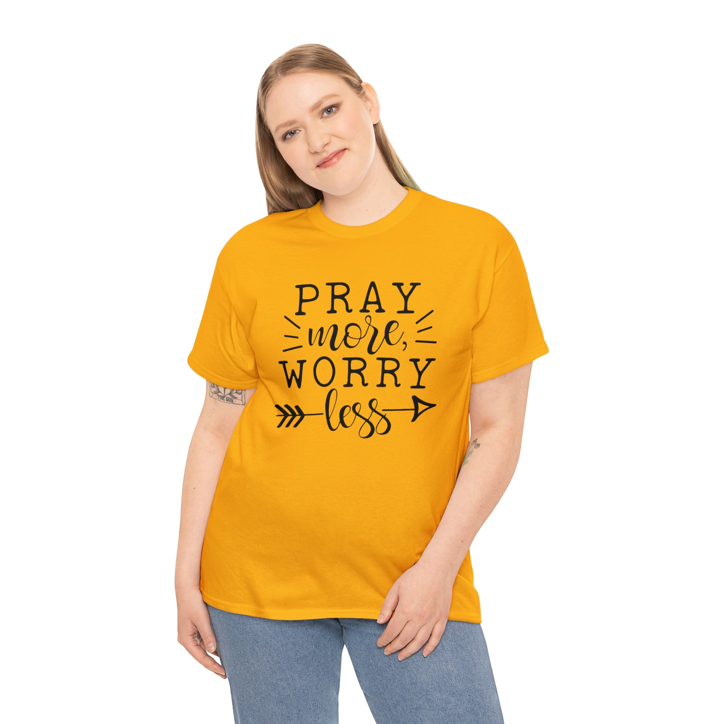 Pray More Worry Less Unisex Tee