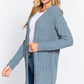 Chenille Sweater Cardigan