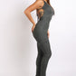 Cargo pocket halter jumpsuit