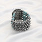 Rodeo western concho beaded bracelet