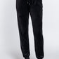 Waist Elastic Velour Long Jogger Pants