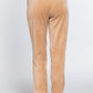 Waist Elastic Velour Long Jogger Pants