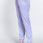 Waist Elastic Velour Long Jogger Pants