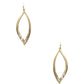Metal Teardrop Dangle Earring