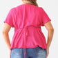 Plus Tie Detail Flare Top