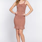 All Over Smoked Print Cami Dress