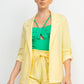 Roll-up Quarter Sleeve Jacket