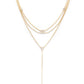 Dainty Metal Y Shape Necklace