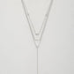 Dainty Metal Y Shape Necklace
