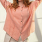 Mineral Washed Cotton Gauze Shirt