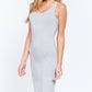 Racerback Sleeveless Midi Dress