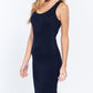 Racerback Sleeveless Midi Dress