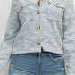 Plaid Button-down Tweed Jacket