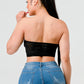 Luxe super stretch mesh layered corset bustier