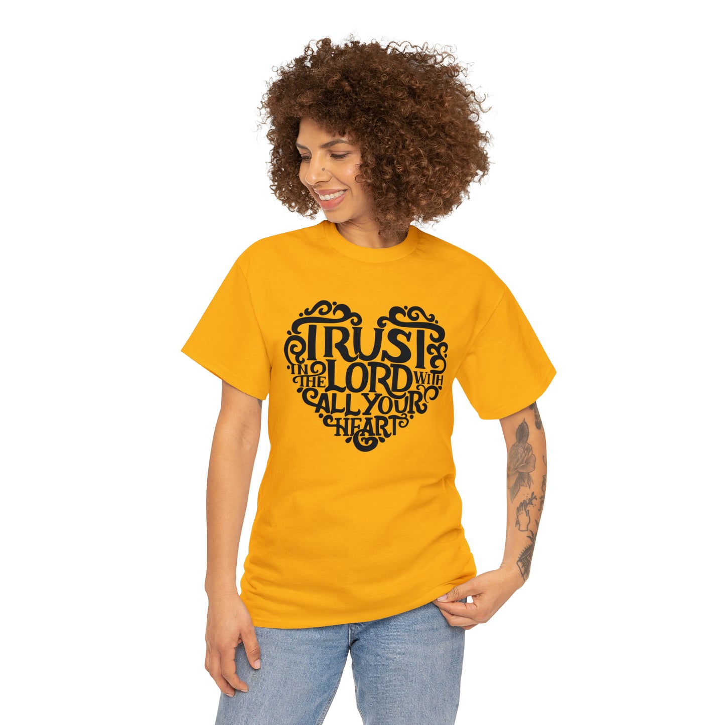 Trust Lord With All Your Heart Unisex Tee