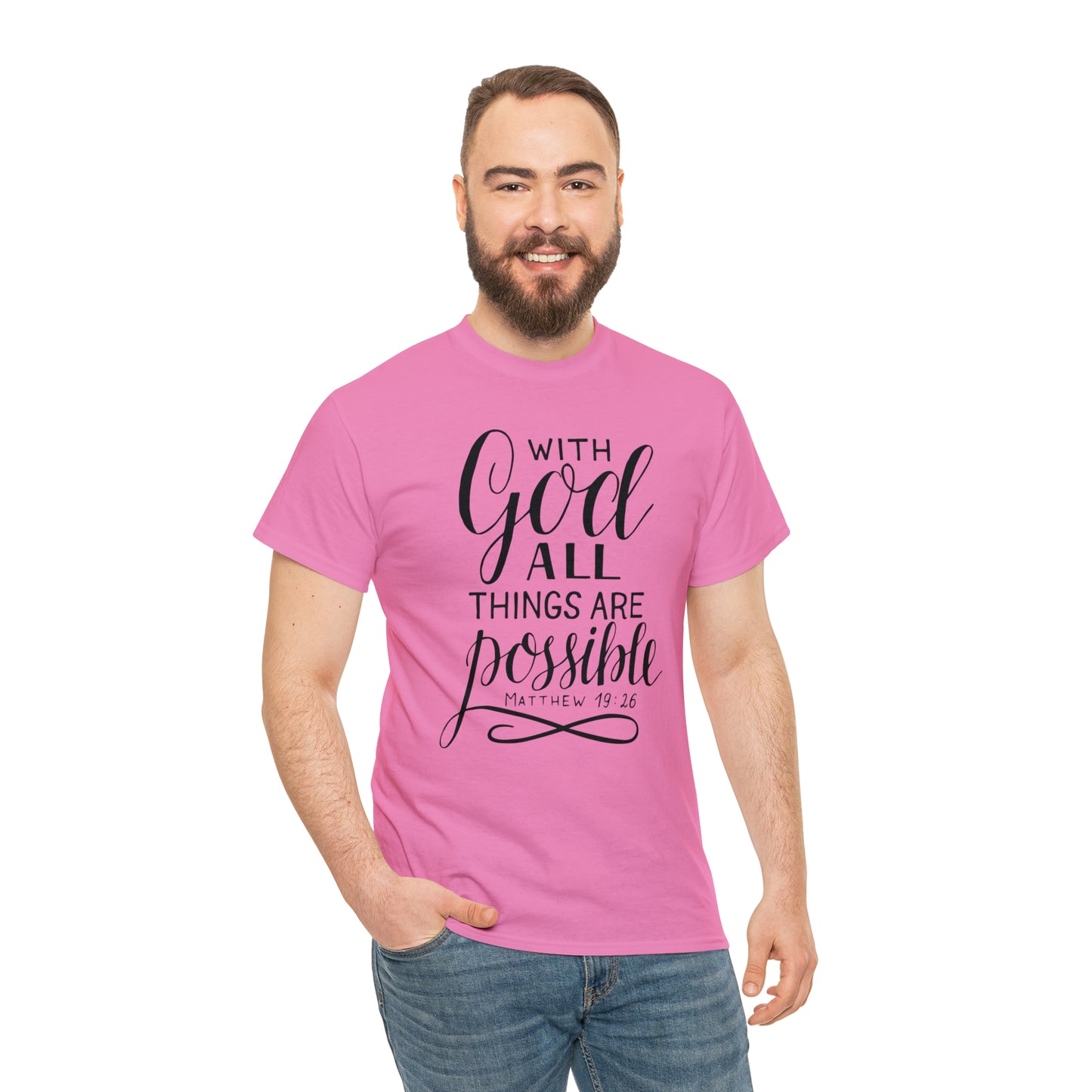 With God All Things Are Possible  Unisex Tee