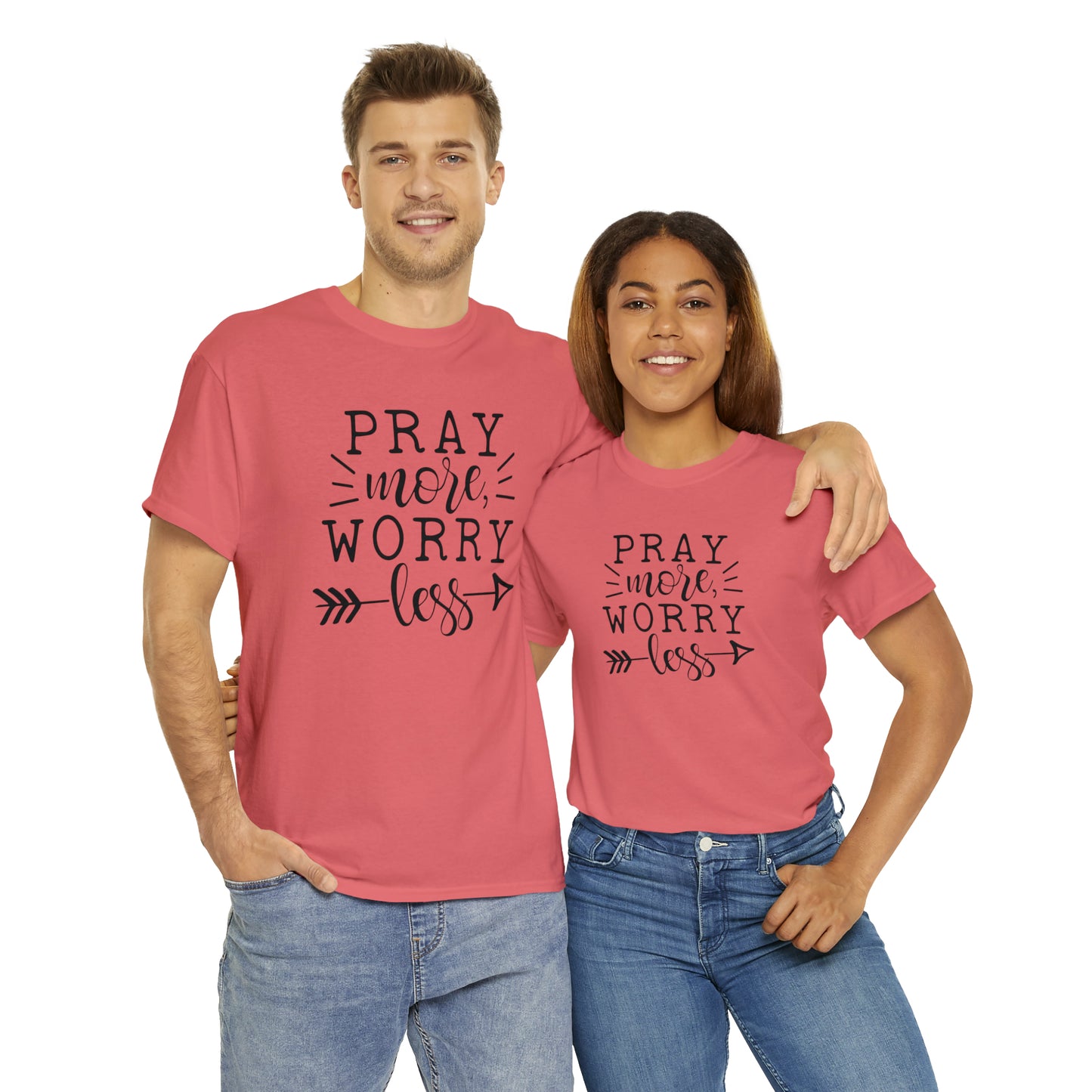 Pray More Worry Less Unisex Tee