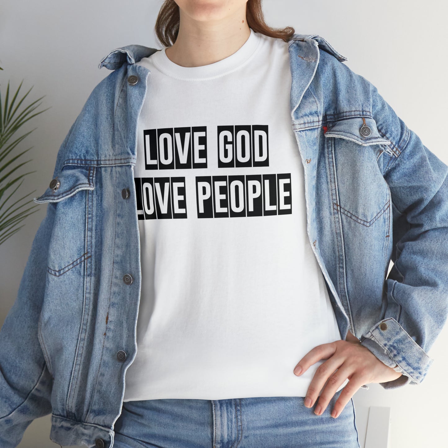 Love God Love People  Unisex Tee