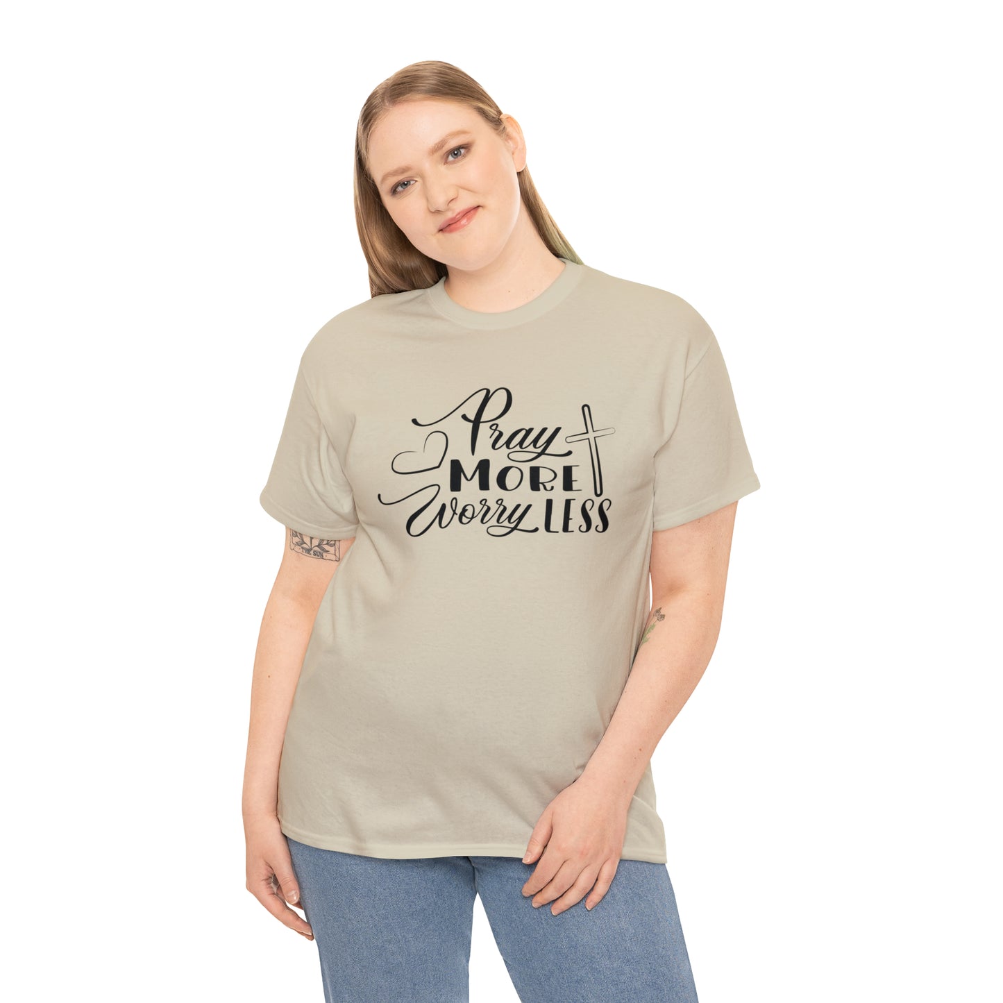 Pray More Worry Less Unisex Tee