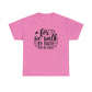 For We Walk By Faith Not By Sight Unisex Tee