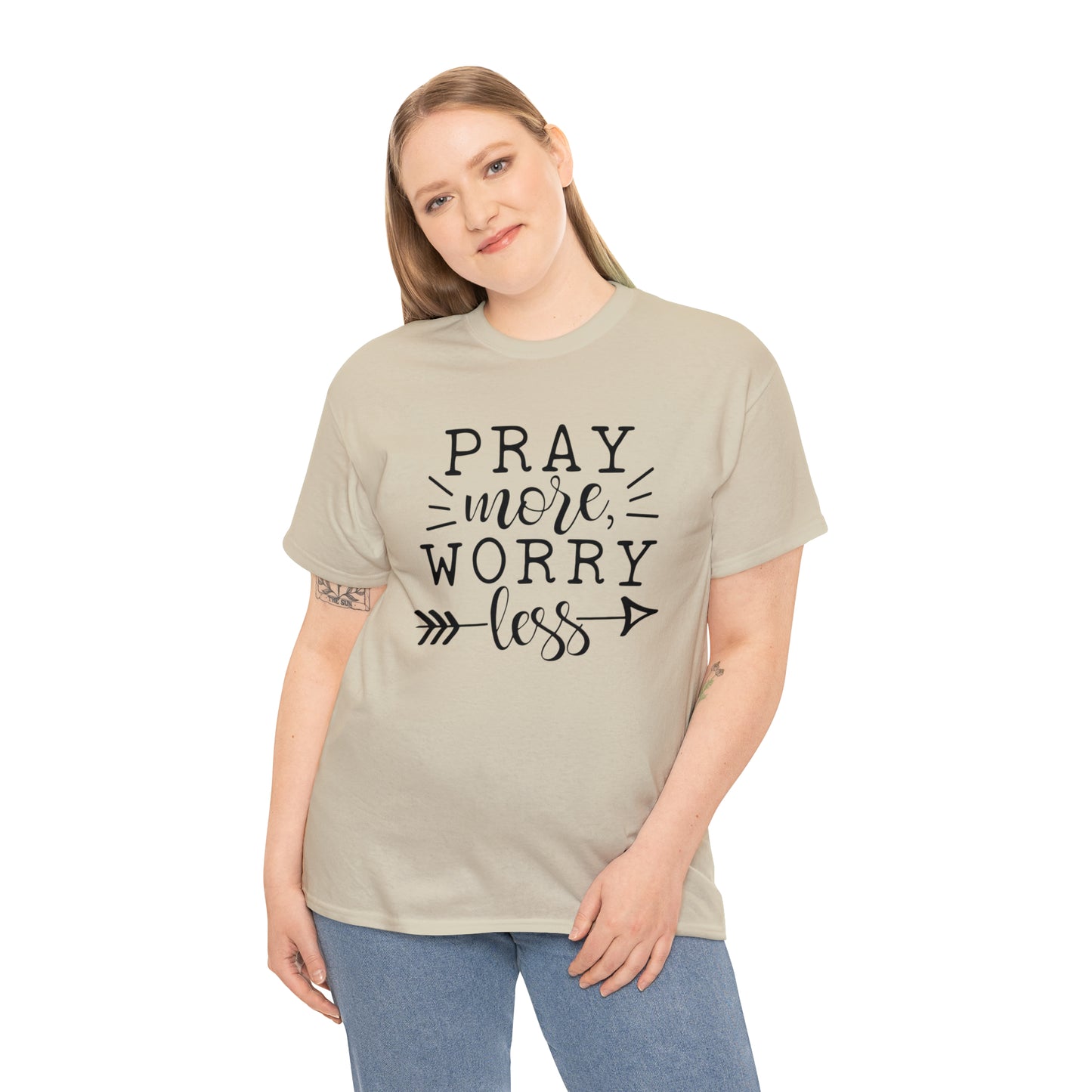 Pray More Worry Less Unisex Tee
