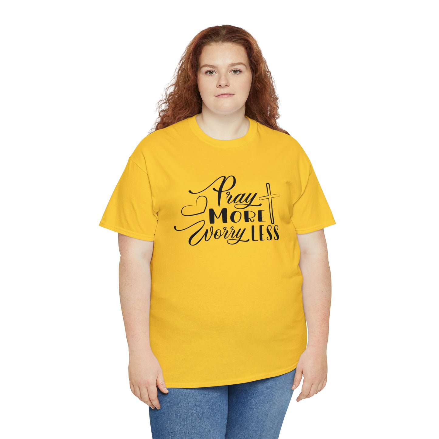 Pray More Worry Less Unisex Tee