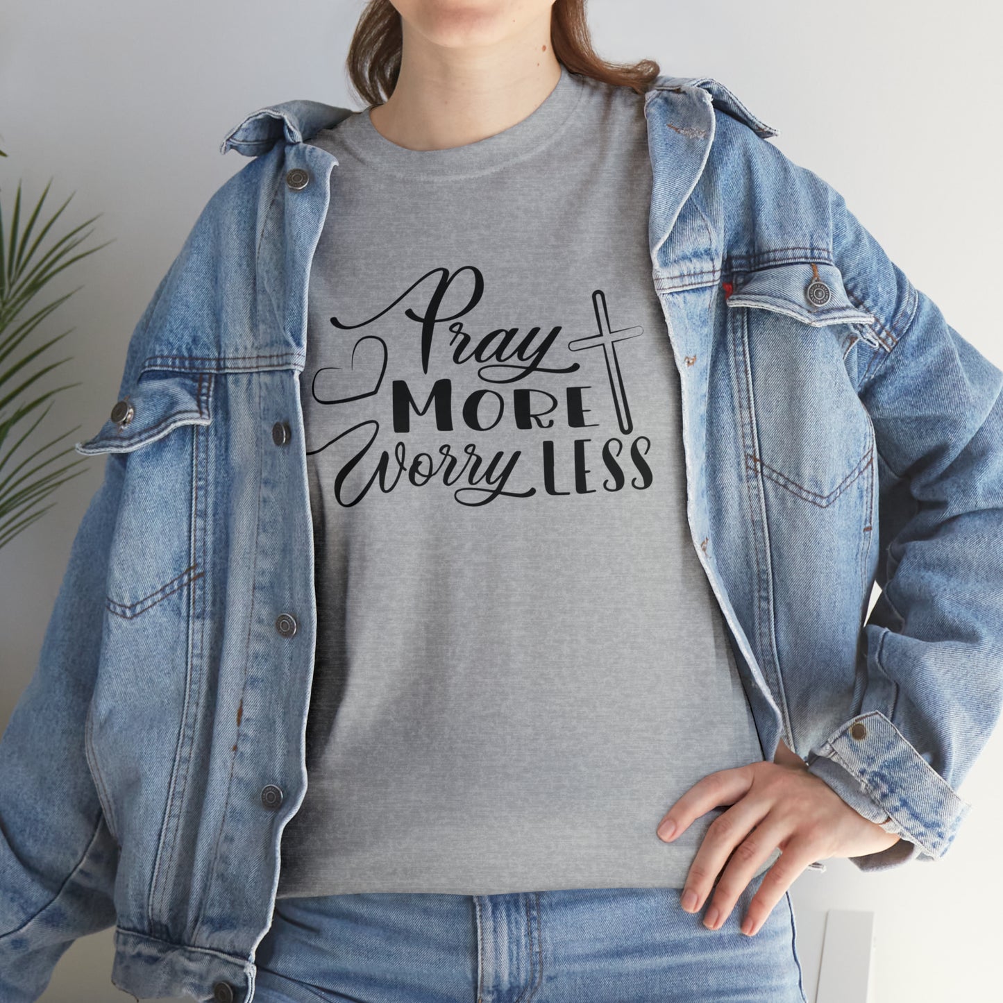 Pray More Worry Less Unisex Tee